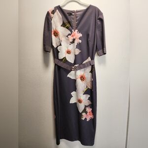 Ted Baker Floral Dress Size 3